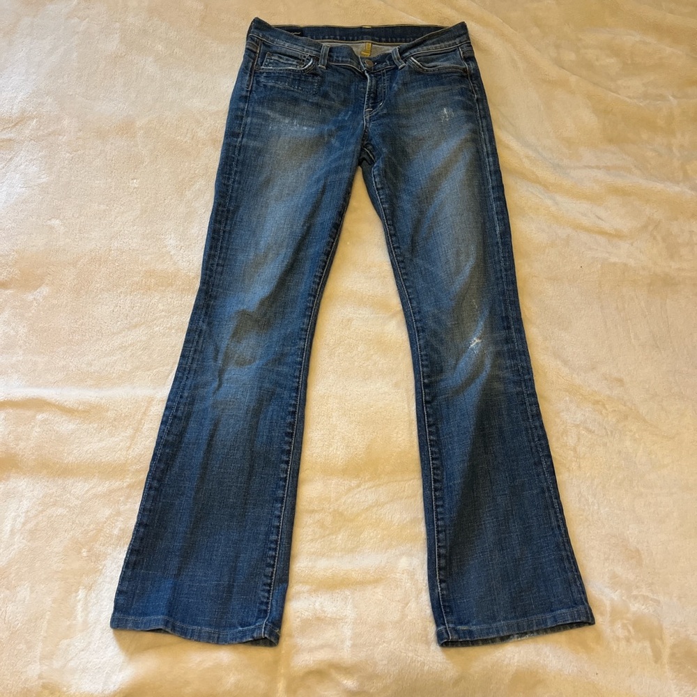 Citizens Of Humanity Dark Blue Flare Jeans